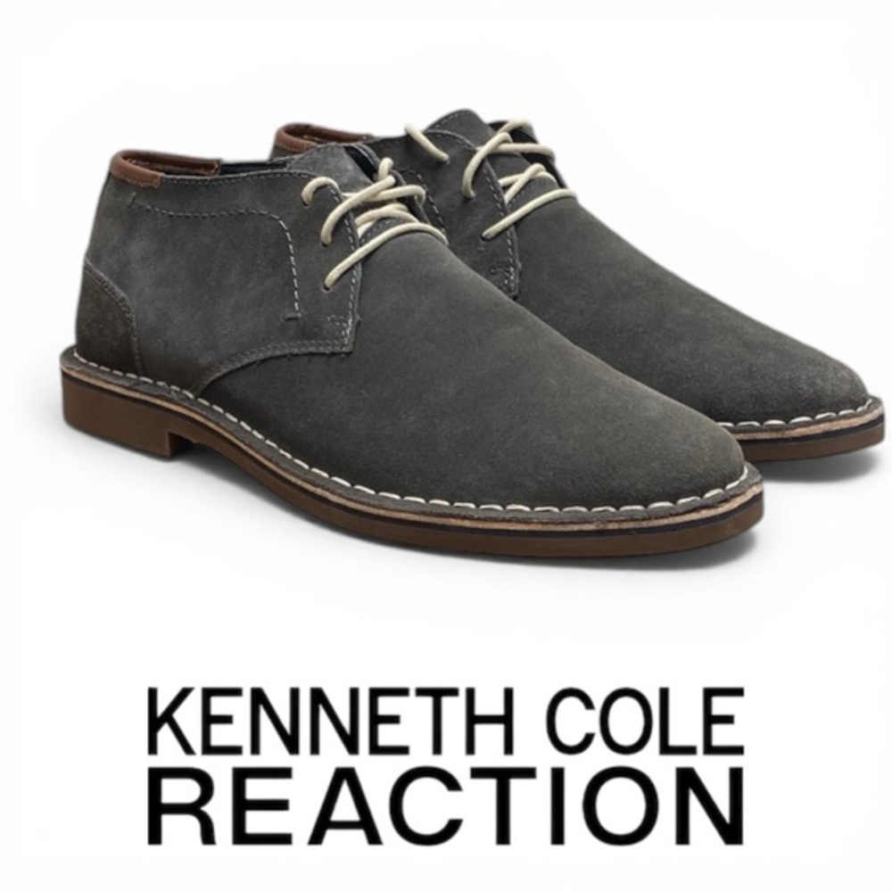 Kenneth Cole Reaction Men's Dark Gray Chukka Boots